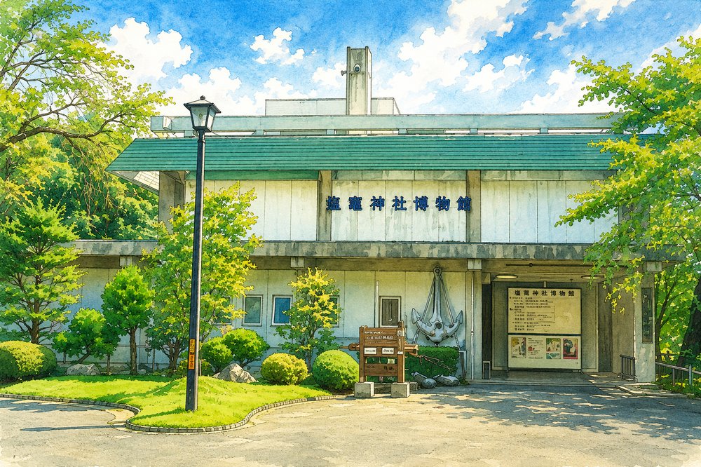 塩釜市博物館 - 鹽竈神社の裏参道沿いにある歴史資料館